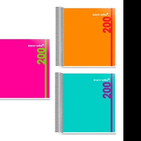 CUADERNO PROF. ESTRELLA 0200 RAYA ESP. 200H. PZA